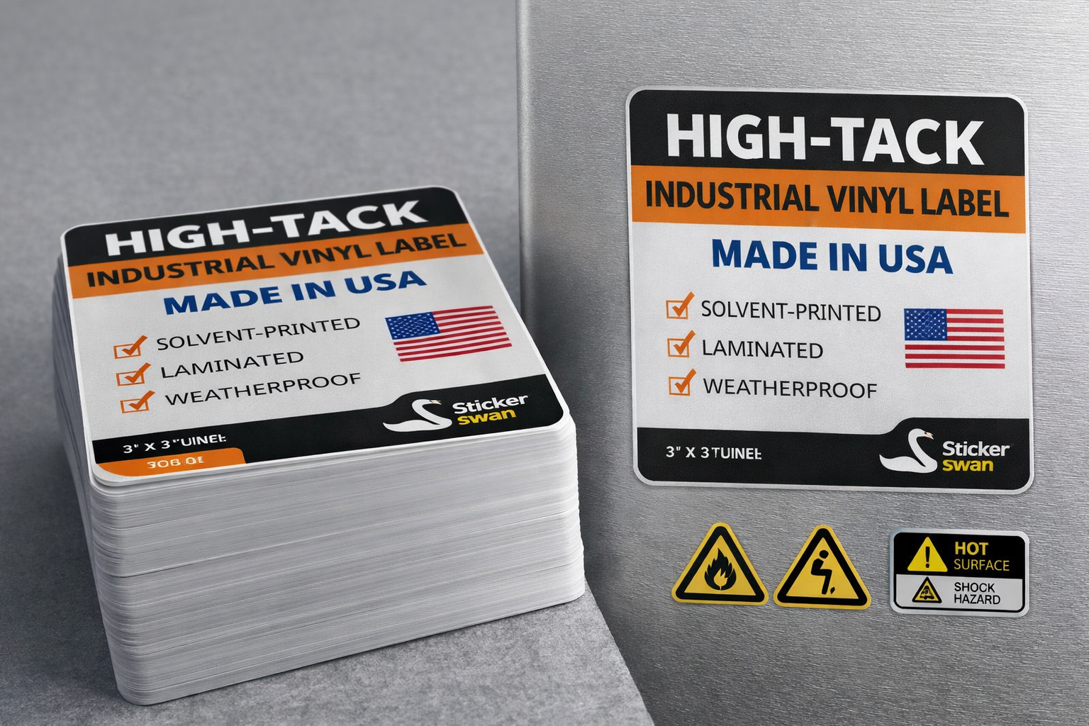 Industrial Vinyl Labels for Plumbers, Electricians & HVAC