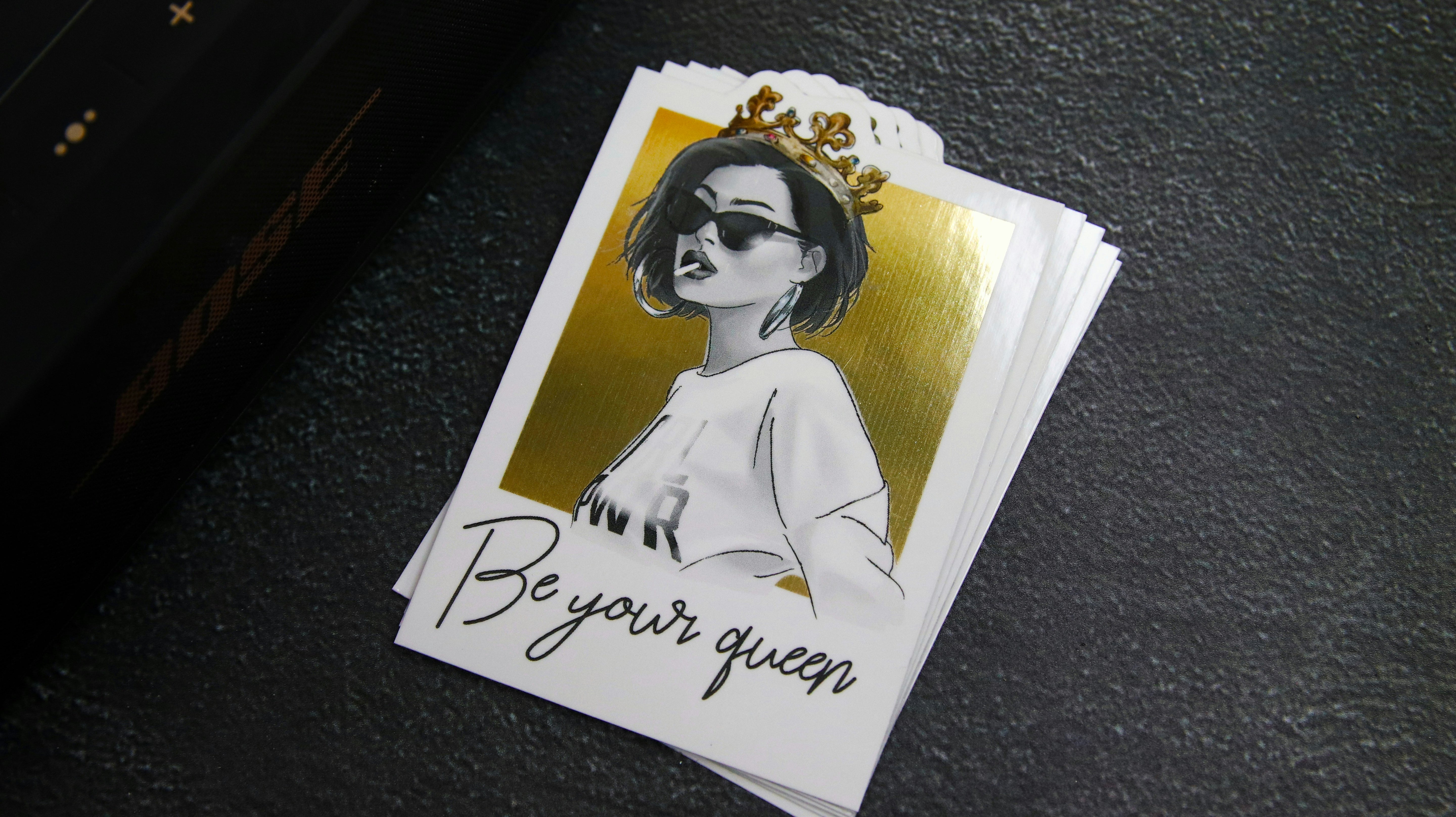 Custom Die-Cut Vinyl Stickers – Waterproof, UV & Dishwasher Safe, Gloss or Matte