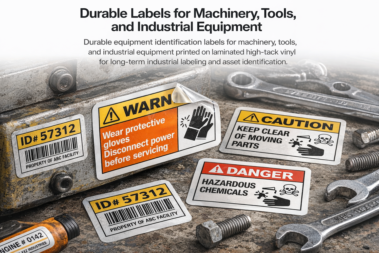 IronClad™ Industrial Safety & Equipment Labels