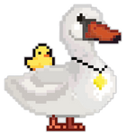Sticker Swan mascot